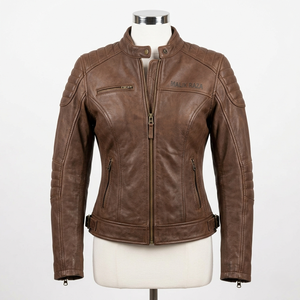 Custom Fit Women's Leather Motorcycle <b>Jacket</b> | Modern <b>Biker</b> Fashion | Branding - Product Image 3