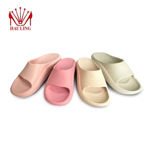 Sandalias de plataforma EVA duraderas con soporte ergonómico para el arco del pie, suela acolchada suave para el hogar, baño, playa, chanclas. - Product Image 5