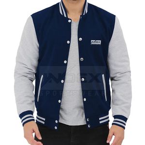 Veste Bomber Homme Streetwear à Prix Abordable, Blouson Universitaire Tendance Hiver, Vêtement d'extérieur Personnalisé OEM en Gros - Product Image 3