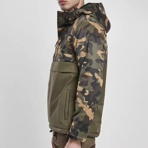 Camouflage Hooded Windbreaker <b>Jacket</b> Lightweight <b>Waterproof</b> Outdoor Pullover <b>Jacket</b> Casual Sports <b>Camo</b> <b>Jacket</b> For Men - Product Image 5