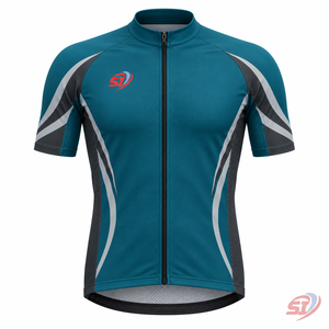Maillot de cyclisme personnalisé pour homme, léger, respirant, coupe ajustée pour la course - Product Image 1