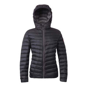 ALLIGNED INDUSTRY Manteau matelassé réversible pour homme, beige, à capuche, avec fermeture éclair, coupe droite/ajustée, col montant uni - Product Image 1
