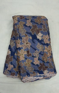 ผ้าชีฟองปักลายหรูหรา ผ้าออกแบบลายชาติพันธุ์สำหรับผู้หญิง ใช้สำหรับงานปาร์ตี้ งานแต่งงาน ผ้าพันคอ ขายส่ง รับผลิตตามแบบ (OEM) ส่งออก ผู้ผลิตจากอินเดีย - Product Image 6