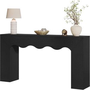 Main <b>Console</b> <b>Table</b> Elegant Wooden Foyer <b>Table</b> for Living Room or Hallway Entrance - Product Image 6