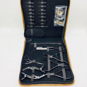 Kit d'outils professionnels pour extensions de cheveux durables en acier inoxydable, micro-perles en plasma doré, pinces crocodiles écologiques - Product Image 6