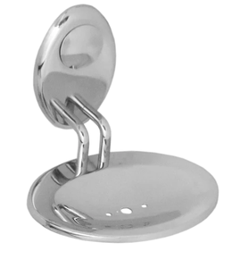 Support mural moderne en acier inoxydable pour savon, avec fixation par perçage, pour salle de bain - Product Image 1