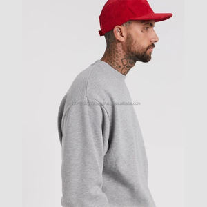 Custom Men's <b>Oversized</b> Hoodies Crewneck <b>Vintage</b> 100% Cotton Fleece Heavyweight <b>Sweatshirt</b> Drop Plain HoodiesDDP Shipping - Product Image 3