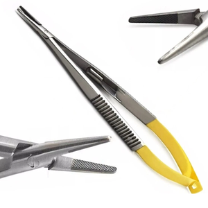 Portaagujas Castroviejo TC de Alta Calidad, Recto y Curvo, 18CM, Pinzas de Sutura para Microcirugía, Instrumento Quirúrgico Dental - Product Image 5