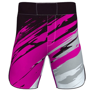 กางเกง MMA ผู้ชายขายดีที่สุด ชุดกีฬาแบบซับลิเมชั่นสั่งทำได้ ยืดได้สี่ทิศทาง แห้งเร็ว ผลิตจากโพลีเอสเตอร์ ชุดศิลปะการต่อสู้ที่ปรับแต่งได้ - Product Image 2
