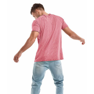 Camiseta Ringer para Hombre, Corte Cómodo, Básica, Mezcla de Poliéster y Algodón, Precio Razonable, Cuello Redondo, Tela Suave al Tacto, Clásica - Product Image 2