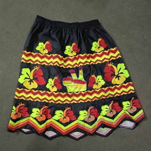 Customized Women's Micronesian Skirts Polynesian Printed Embroidery Fashion Breathable High Quality Micronesian Skirts - Product Image 6