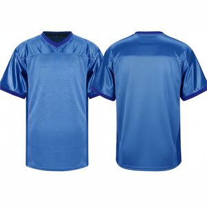 Maillot de rugby américain unisexe de haute qualité en maille respirante – Haut de sport confortable pour équipe – Service OEM disponible – Manches courtes - Product Image 1