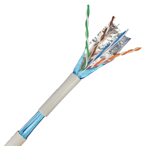 Chất lượng cao CCA Cáp lá chắn/FTP (Lá chắn lá chắn) CAT5E 0.4 mét/28AWG với giá thấp - Product Image 3