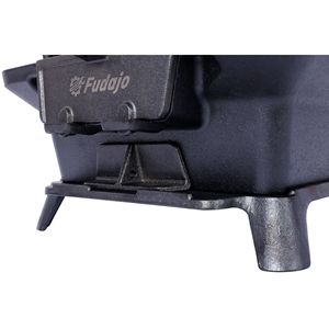 Griglia a Carbone Portatile Pieghevole per Esterni con Piastra in Ghisa 100% Smaltata, Durevole e Compatta - Product Image 5