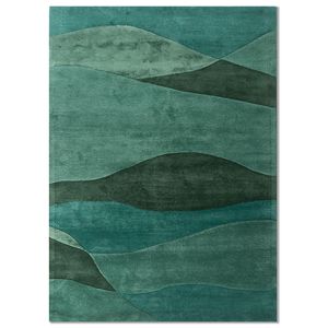 Grand tapis touffeté à la main moderne orange de haute qualité Pile de boucle classique avec peluche coton support bureau salle à manger ensembles de tapis de prière - Product Image 1