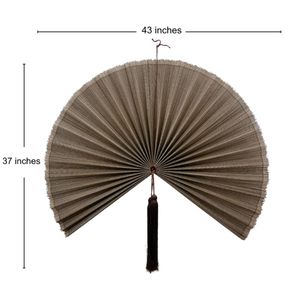 Handmade Bamboo Wall Fan <b>Spring</b> Boho Rustic Large Decorative for Home Living Room Bedroom Birthday <b>Decor</b> Vietnam Supplier - Product Image 2