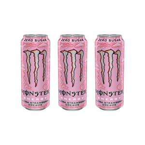 Bebida Energética Sin Azúcar en Lata de 500ml, Sabor Fresa Light Sweet Monster Ultra, Alta Energía para Actividades - Product Image 5