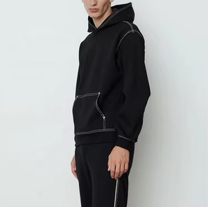 Sudadera con Capucha OEM Personalizada, Tejido Francés de Algodón Grueso, Sudadera para Hombre con Estampado Personalizado y Bordado - Product Image 3