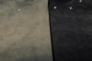 Camiseta Negra Extra Grande de Algodón para Hombre, Manga Corta, Cuello Redondo, Estilo Urbano, Lavada - Product Image 5