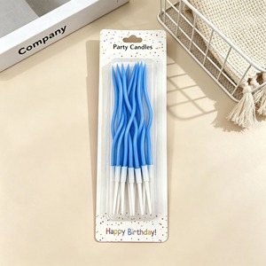 TOOWIN Curved Cake <b>Candles</b> – <b>Set</b> of 12 Gold-Plated Birthday <b>Candles</b> for Romantic Party Cakes - Product Image 1