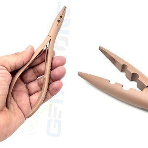 Pince professionnelle pour extensions capillaires 7 pouces, outil à anneaux micro et nano à 2 trous, pince et extracteur pour anneaux de 4 mm et 5 mm - Product Image 6