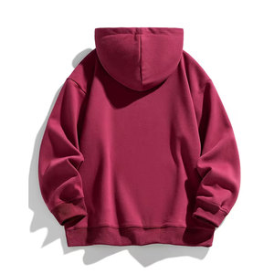 Sweat à capuche personnalisé haut de gamme avec impression en relief, en coton mélangé, idéal pour le quotidien, le sport et les activités de plein air - Product Image 2