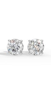 Rose Gold Cut Lab Grown D Color Diamond <b>Stud</b> <b>Earrings</b> 6.5mm IGI Certified Solitaire Luxury <b>Fine</b> Jewelry Women Wholesale Supplier - Product Image 4