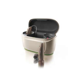 Phonak Audeo Infinio I70-R Ultra RIC HA – Musique Bluetooth alimentée par l'IA, Récepteur intra-auriculaire rechargeable (2 aides auditives, 1 chargeur) - Product Image 4
