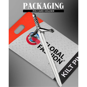 Pin para Kilt con Diseño de Espada de Cromo y Peltre, Estilo Tartan Clan, Accesorio Decorativo Escocés Antiguo, Superventas 2026 - Product Image 4