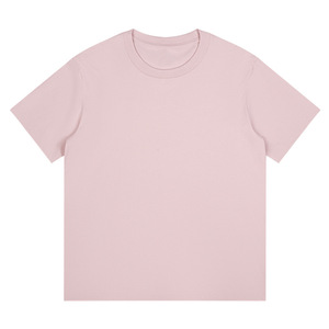 เสื้อยืดคอกลมแขนสั้นทรงหลวมผ้าฝ้ายแท้สีพื้นสำหรับผู้ชาย น้ำหนัก 230 กรัม ราคาโรงงานจากบังกลาเทศและจีน - Product Image 5
