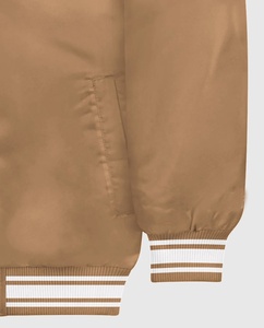 Wholesale Satin Premium Quality <b>Bomber</b> <b>Jacket</b> Embroidery Custom <b>Men</b> Windproof Winter <b>Varsity</b> Satin <b>Jackets</b> - Product Image 4