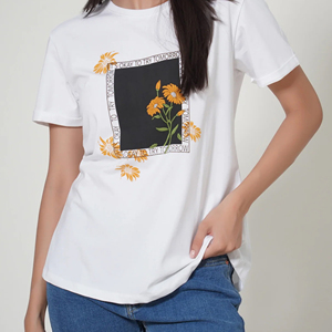 สินค้ามาใหม่ 2026 เสื้อยืด BestT สำหรับผู้หญิง แขนสั้น ขายส่ง รับสกรีนโลโก้ ผ้าฝ้าย 100% เสื้อยืดผู้หญิงแบบเรียบ - Product Image 3
