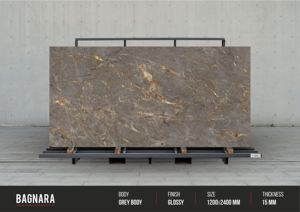 Real Picture Warm Beige <b>Marble</b> Porcelain Tile 120x240cm Natural Stone Finish <b>Large</b> Slab Upgrade Interiors Next-Gen Porcelain - Product Image 2