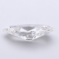 Diamant de laboratoire exclusif de taille marquise, polissage excellent, pierre non montée, 2,5 carats, couleur D, clarté VVS1, pour la fabrication de bijoux.