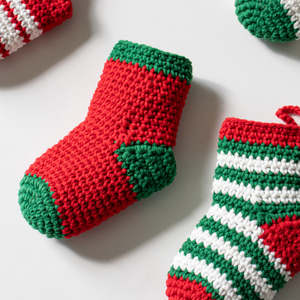 Happy Cotton <b>Socks</b> Ornament Pattern ONLY - Product Image 2