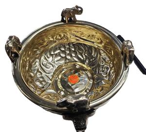 Urli ทองเหลืองงานหัตถกรรมโลหะขายดีสำหรับตกแต่งบ้านและสวนดอกไม้ที่ยิ่งใหญ่ที่สุดลอย - Product Image 1