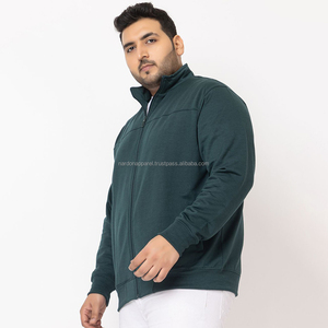 Nardon Apparel High Quality Men's Women's Winter Fleece Jackets Solid Full-Zip Crew Neck <b>Stand</b> Custom Logo 330 Gram <b>Weight</b> - Product Image 4