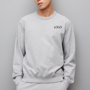 Customizable Design Men Modern Pullover Sweatshirt / <b>Crafted</b> With Smooth Texture And Relaxed Shape For Winter With Full Sleeves - Product Image 1