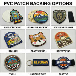 Patchs adhésifs en caoutchouc PVC souple 3D personnalisés en gros avec votre logo, taille personnalisée pour chaussures, vêtements et sacs - Product Image 5