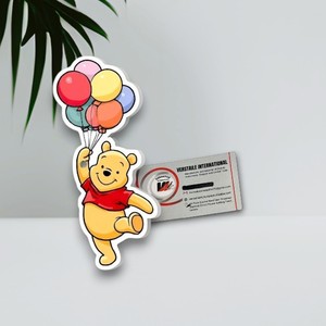 Trendy Bear Holding <b>Balloons</b> Acrylic Lash Tiles Plate Magnetic Lash Making Tile Custom Logo Color Flower Circle Beauty Tools - Product Image 2