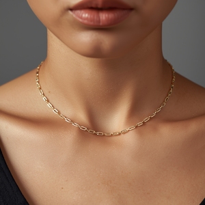 18K Solid Gold Cuban Link <b>Necklace</b> Real Gold Chain Luxury <b>Statement</b> Jewelry High Quality Custom OEM Gold Jewelry - Product Image 5