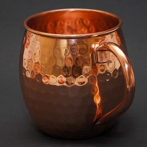 Bright Copper Moscow Mule Mugs Crafted For Refreshing Beverage Enjoyment Ideal For Kitchen Bar And Party Hosting - Product Image 3