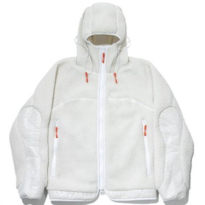 Men's Hooded Sherpa Fleece <b>Jacket</b> Thick Windproof Zipper Closure Casual <b>Winter</b> Coat Solid Color Regular Fit Loose Style - Product Image 1