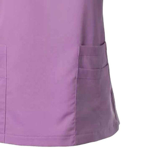 Custom Women's Medical Hospital <b>Scrub</b> <b>Set</b> with Stretch Fabric Jogger Pants and Logo Printing Service - Product Image 3