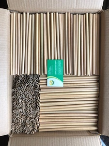 Pailles en bambou réutilisables logo gravé exportation en gros du Vietnam/Pailles en bambou écologiques logo personnalisé du Vietnam - Product Image 4