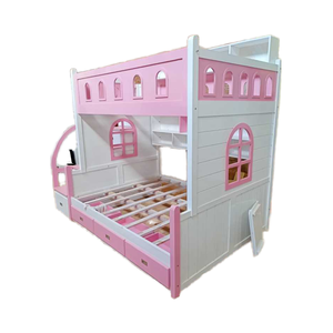 Litera personalizable con temática de Casa de personajes femeninos con diseño elegante y características funcionales para habitaciones de niños - Product Image 1