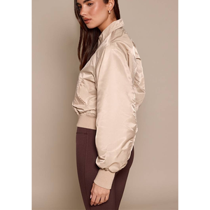 Chaqueta Bomber de Nylon para Mujer, Otoño 2026, Ropa Deportiva, Personalizable con Nombre y Números, Talla Estadounidense, Chaqueta de Ciclismo, Venta al Por Mayor, Hombros Caídos - Product Image 3