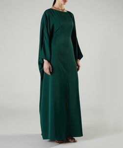 High Quality Modest Turkish Embroidery Beaded Sequined Long Sleeve Abaya Muslim Traditional Handmade Wedding Women Ramadan - Product Image 4
