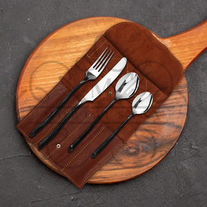 Ensemble de couverts de style Viking en acier inoxydable forgé à la main de qualité supérieure, collection exclusive d'articles de table artisanaux, cuillère, fourchette, couteau pour - Product Image 4