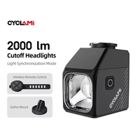SoRider Lumière vélo haute luminosité 2000 Lumens Vélo multifonction rechargeable SoRider Route VTT Vélo Feux avant